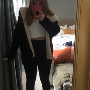 Zara furry cardigan